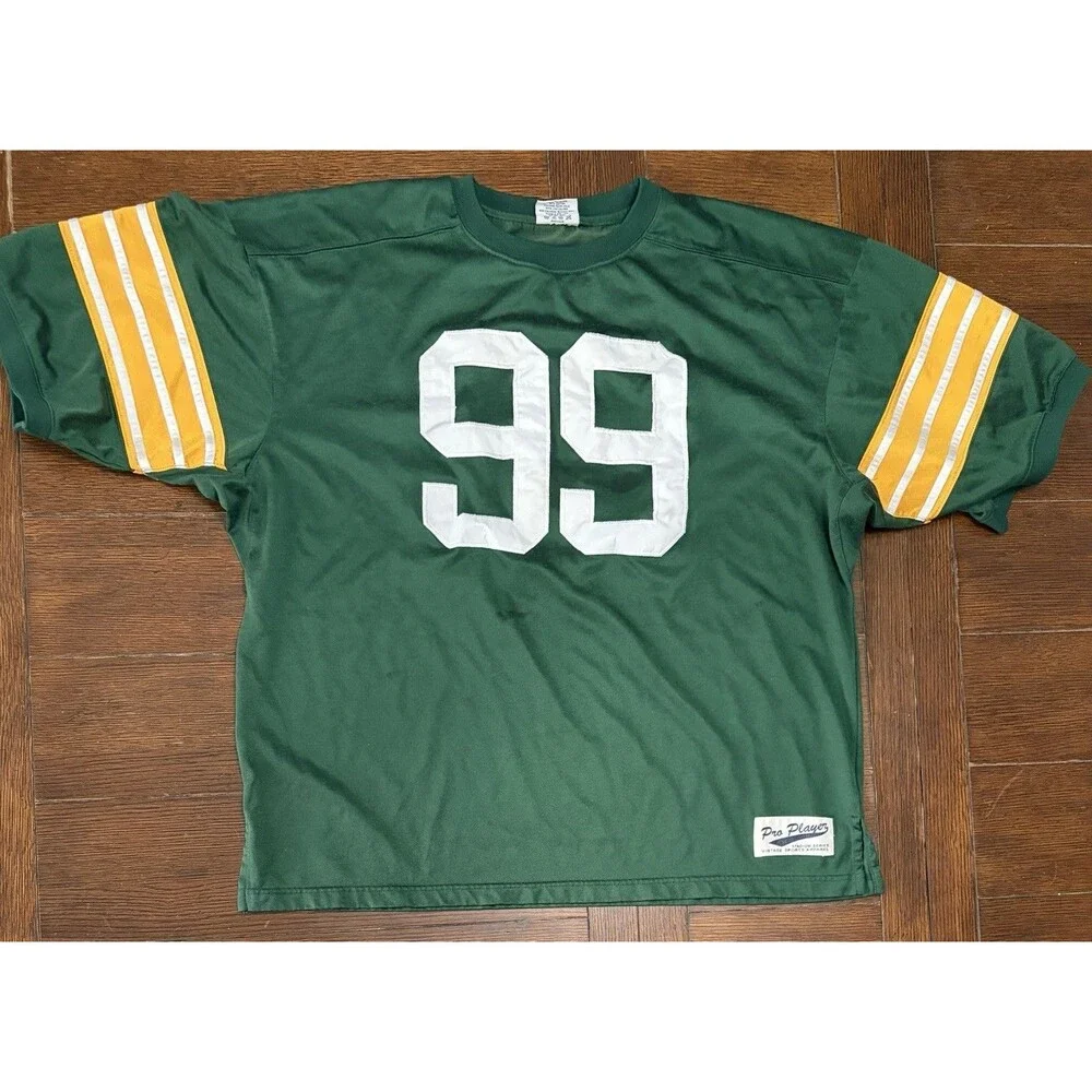 Vintage Green Bay Packers Pro Player Men’s Size XL Green Football Jersey